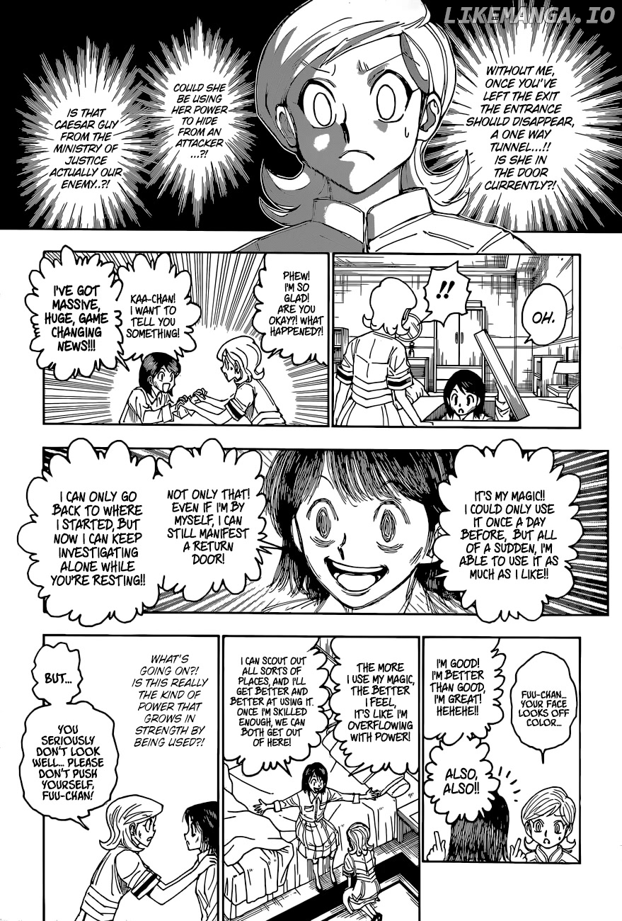 Hunter x Hunter, Chapter 400 image 15